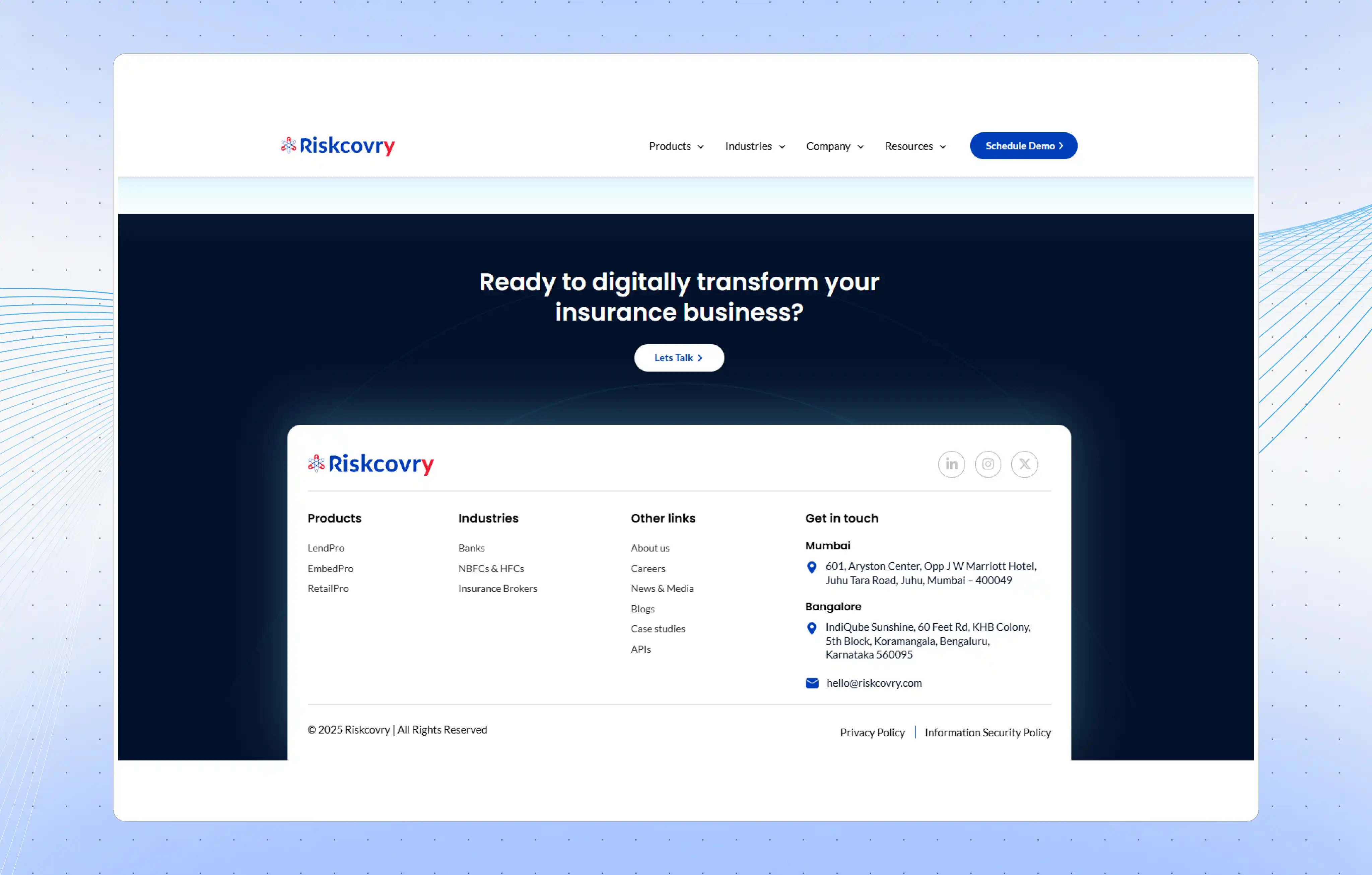 Riskcovry casestudy approach