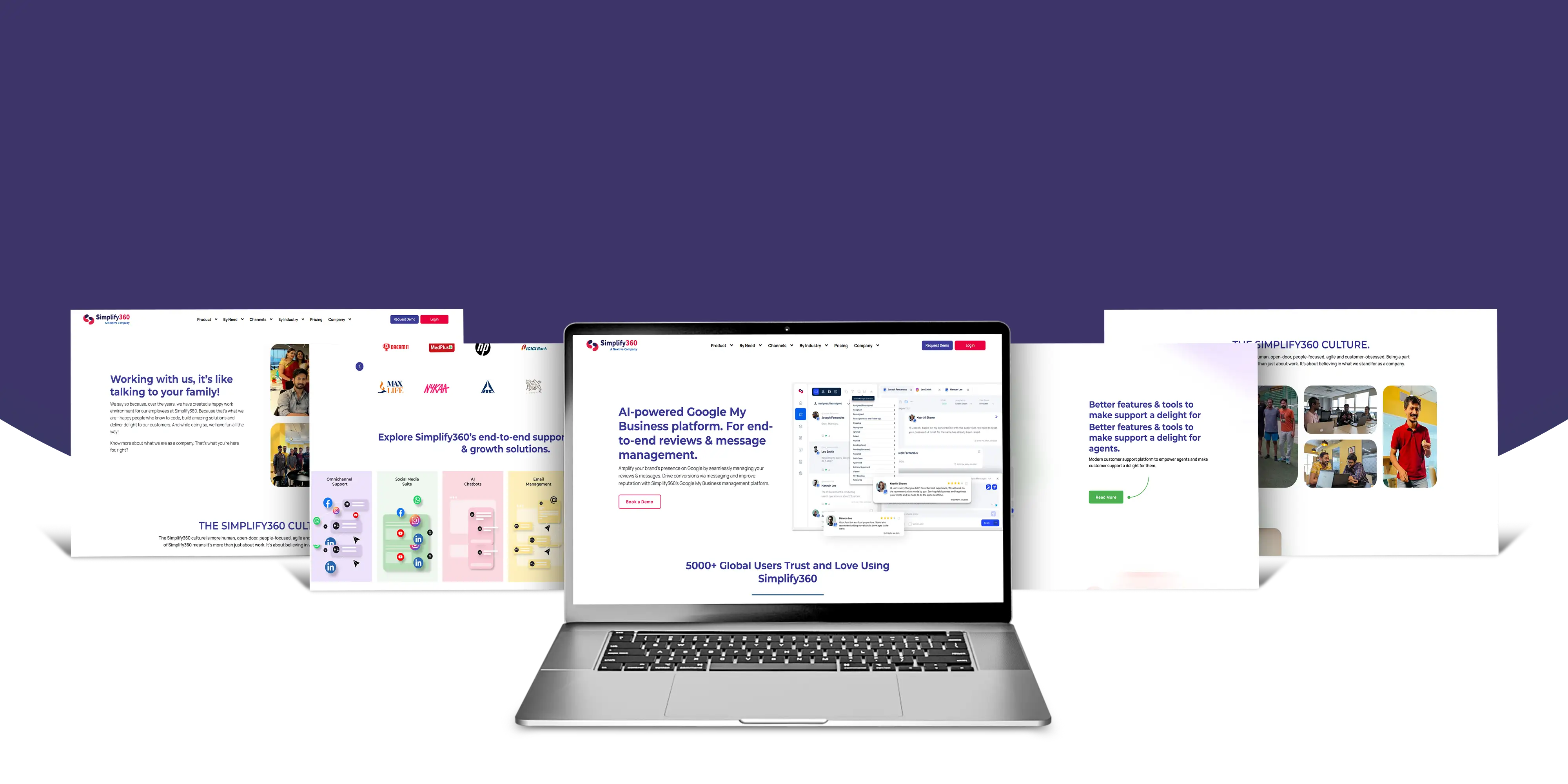 Simplify360 Web Development Case Study | Webomindapps